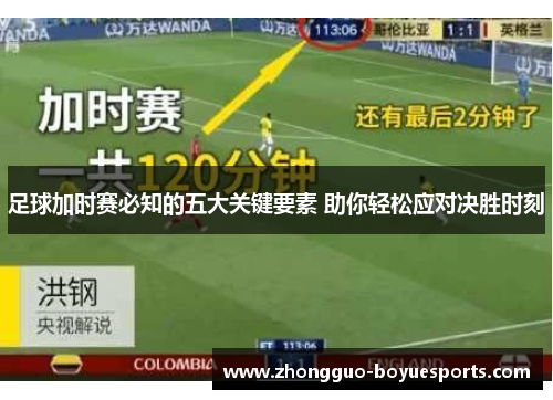 足球加时赛必知的五大关键要素 助你轻松应对决胜时刻